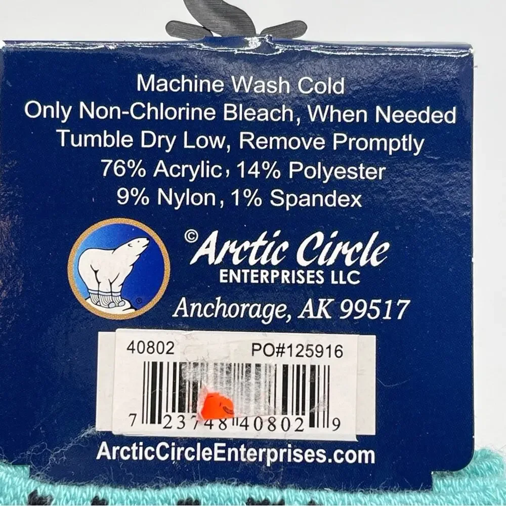 NWT Alaska Chevron and Moose Socks. Size 8-11 Women
